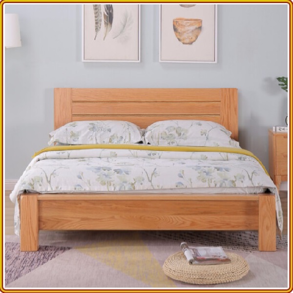 Giường ngủ gỗ sồi nang ngang màu tự nhiên Juno sofa