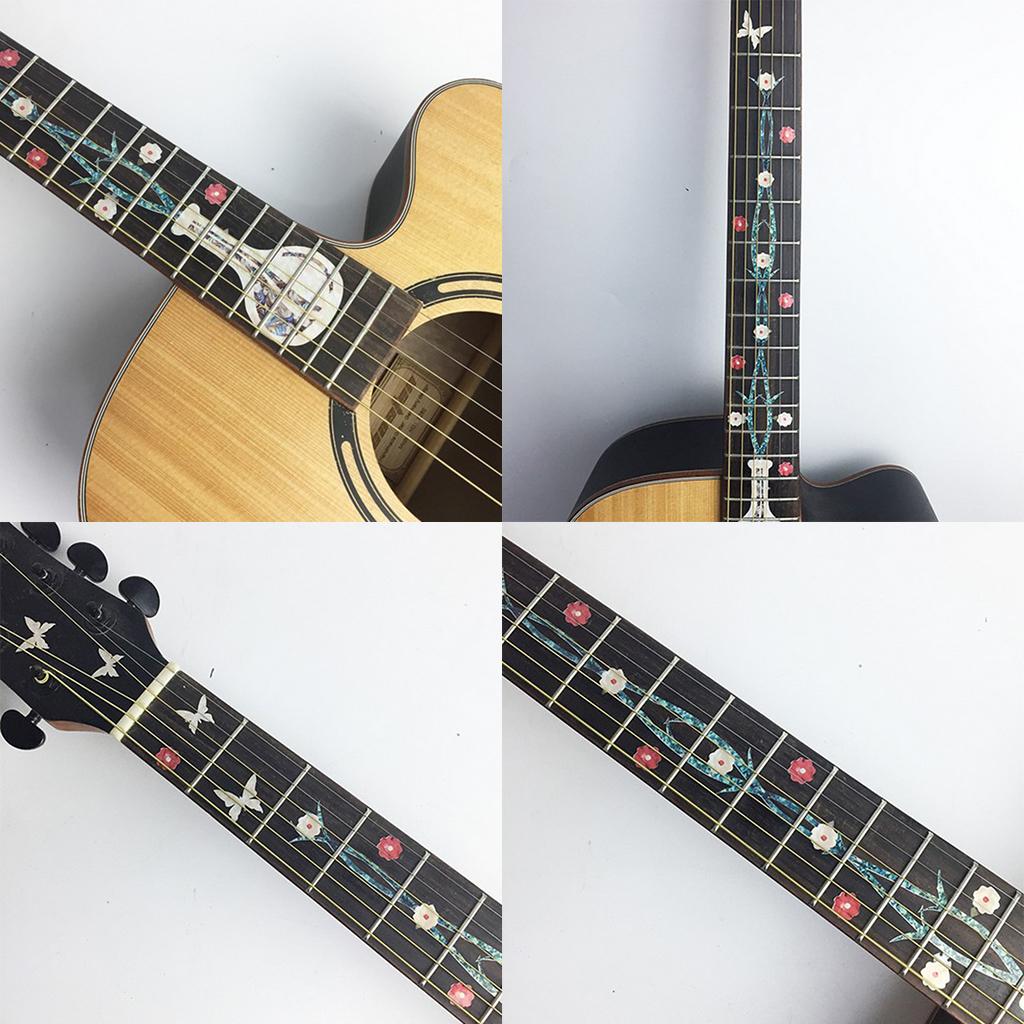 Đàn Ukulele Fretboard Note Đề Can Bản Đồ Miếng Dán Kính Cường Lực cho Người Mới Bắt Đầu Practive-Bình Hoa