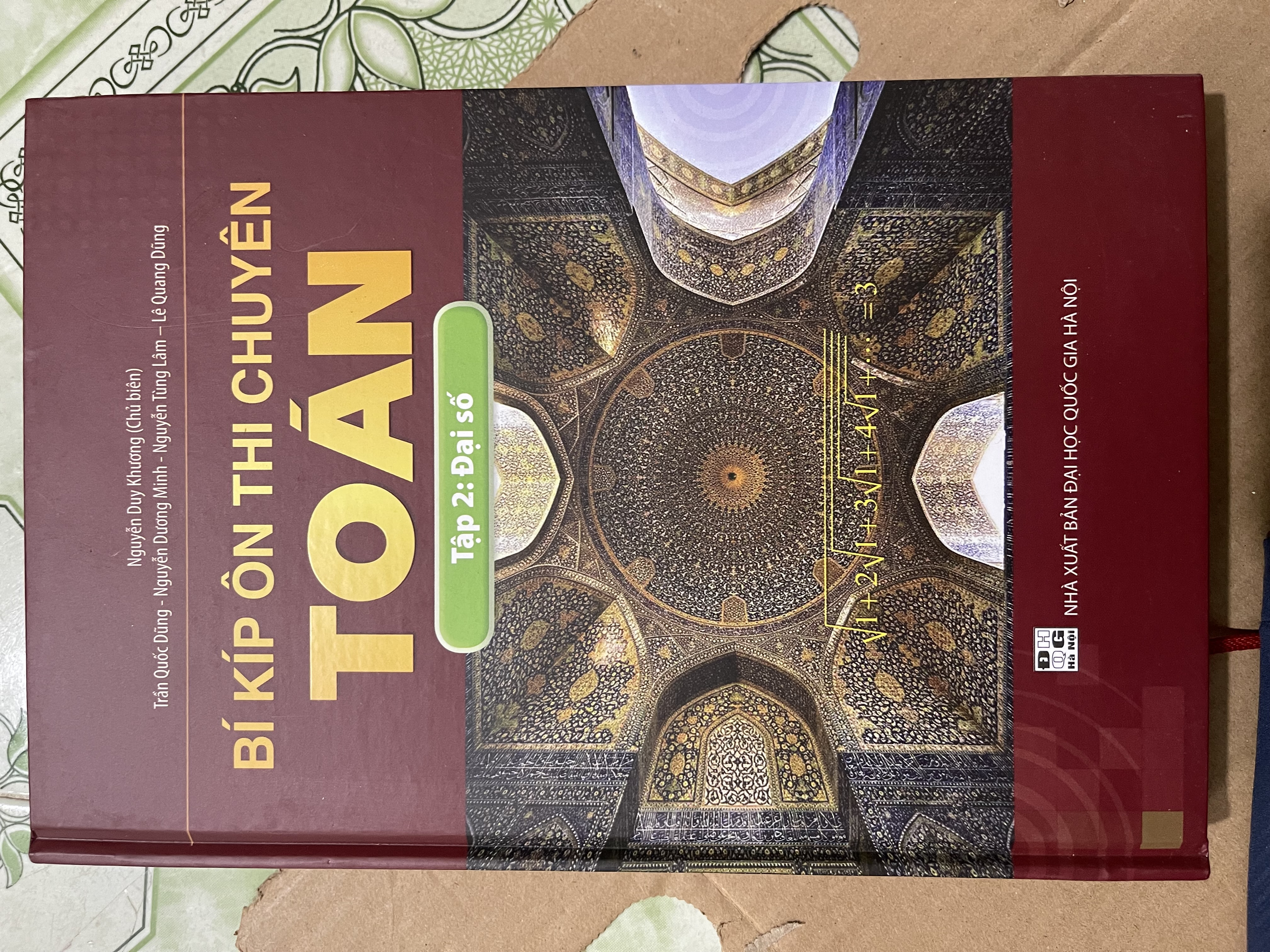 Sách Bí kíp ôn thi chuyên toán tập 2 đại số