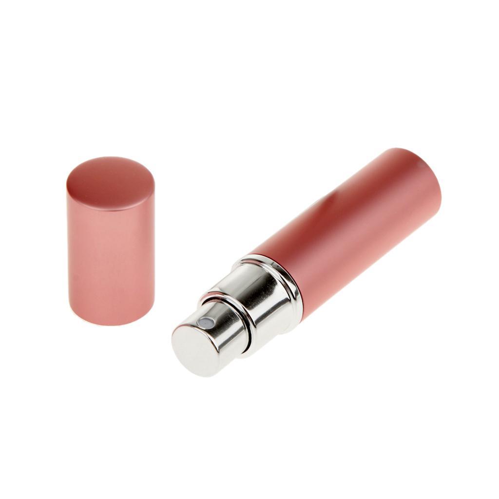 2pcs Portable Perfume Aromatherapy Container Leaking Proof Atomizer Empty Refillable Mist Spray Bottles - Blue and Pink