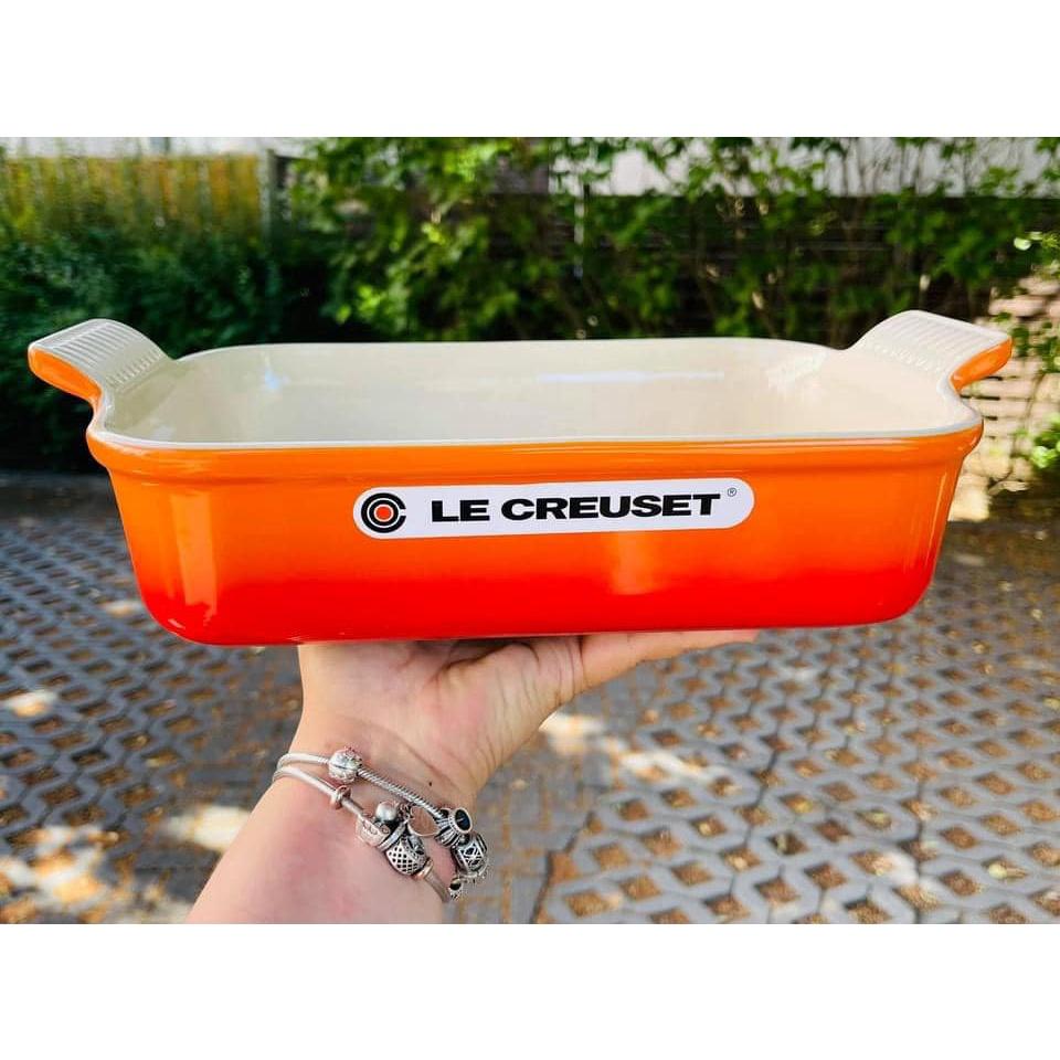 KHAY GỐM BỎ LÒ LE CREUSET 26 CM CAM