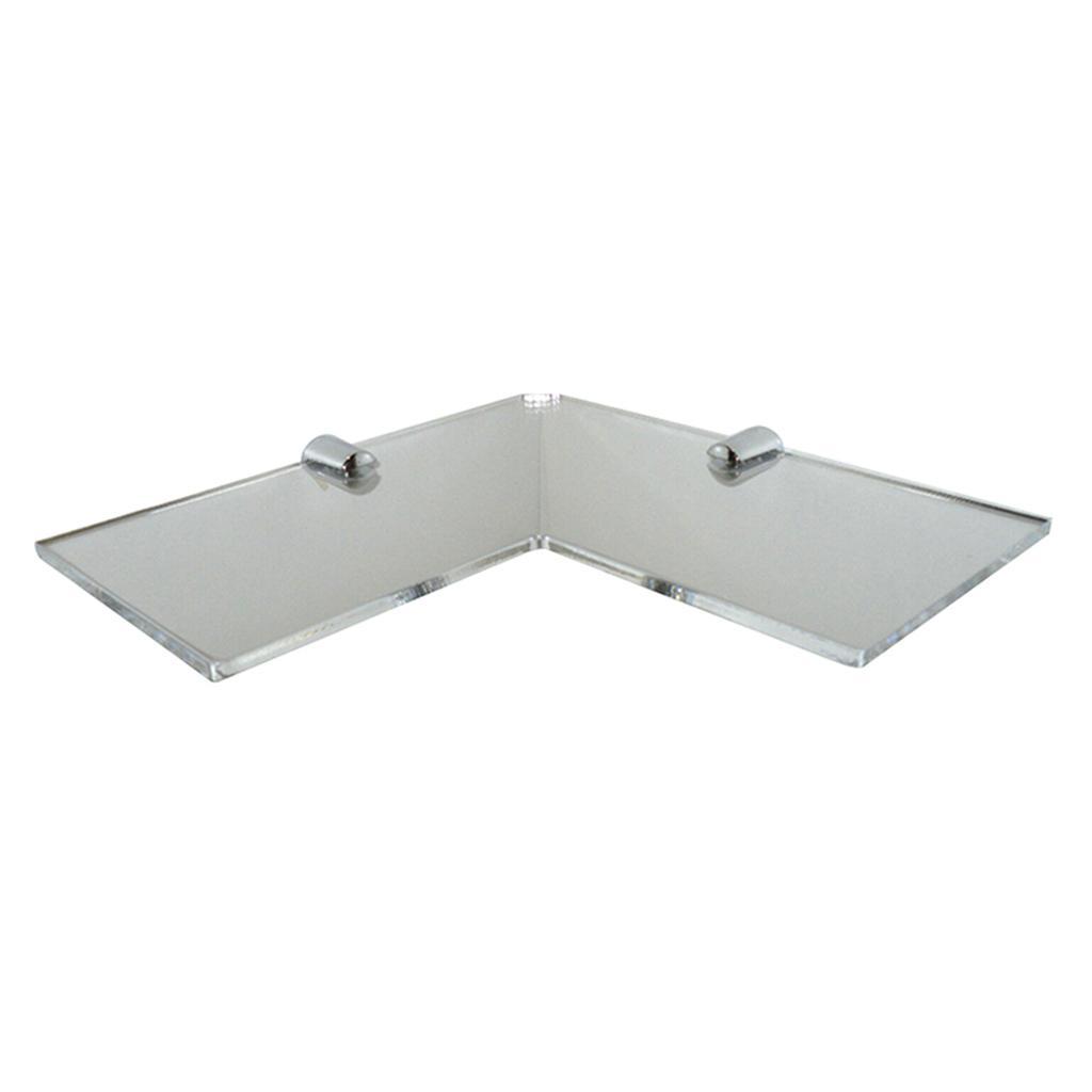 Acrylic Safety Corner Wall Shelves Floating Shelves Bedroom Bathroom Clear