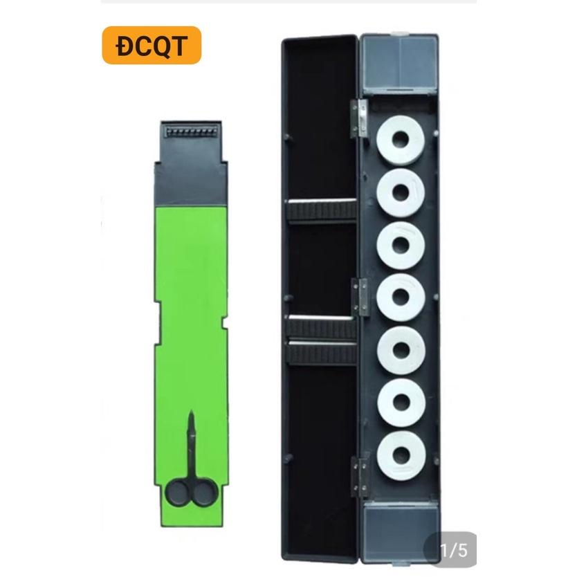 Bộ combo phụ kiện câu đài có 2 bộ trục buộc sẵn.hộp đựng phao câu và phụ kiện câu đài