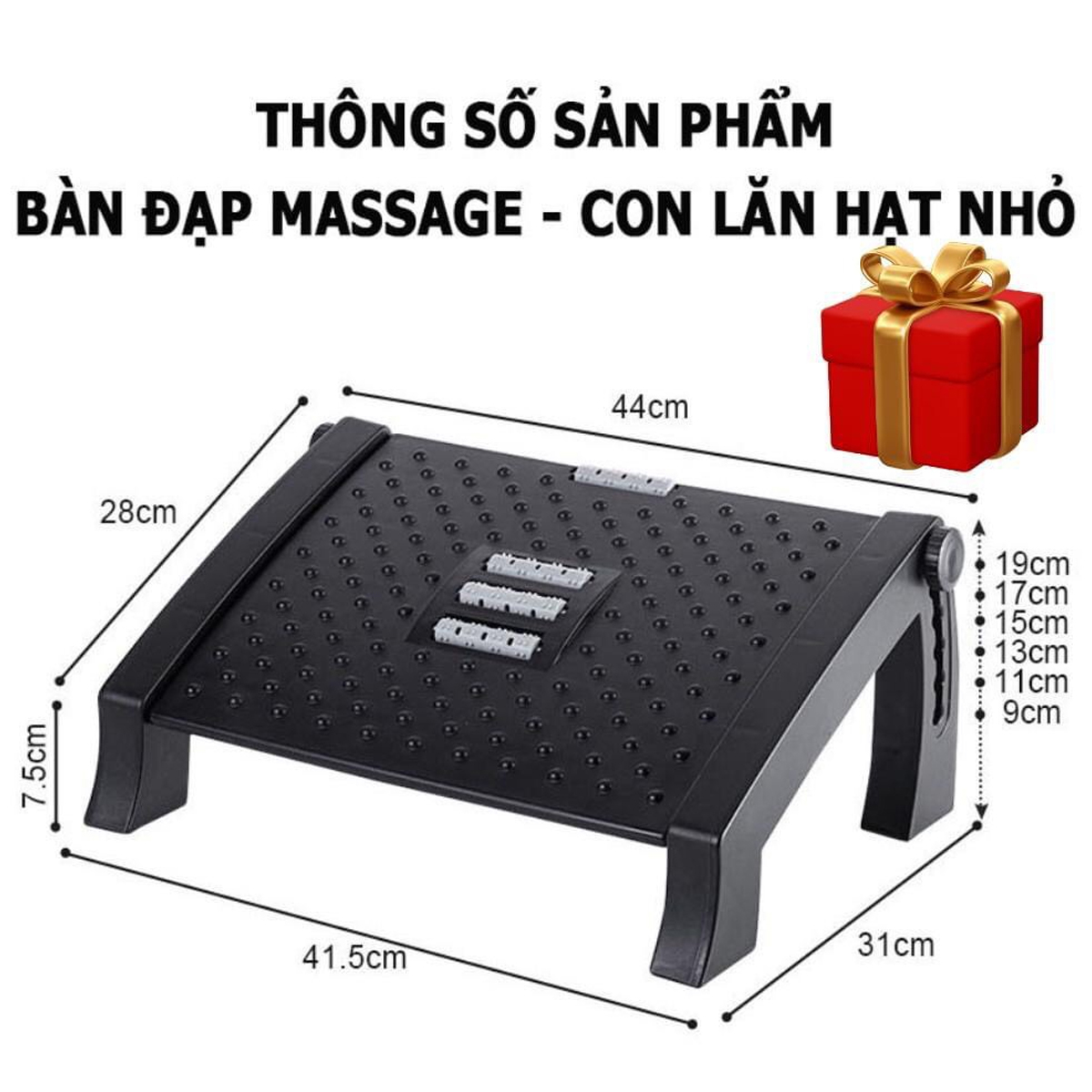 Kê chân công thái học Ergonomic Footrest