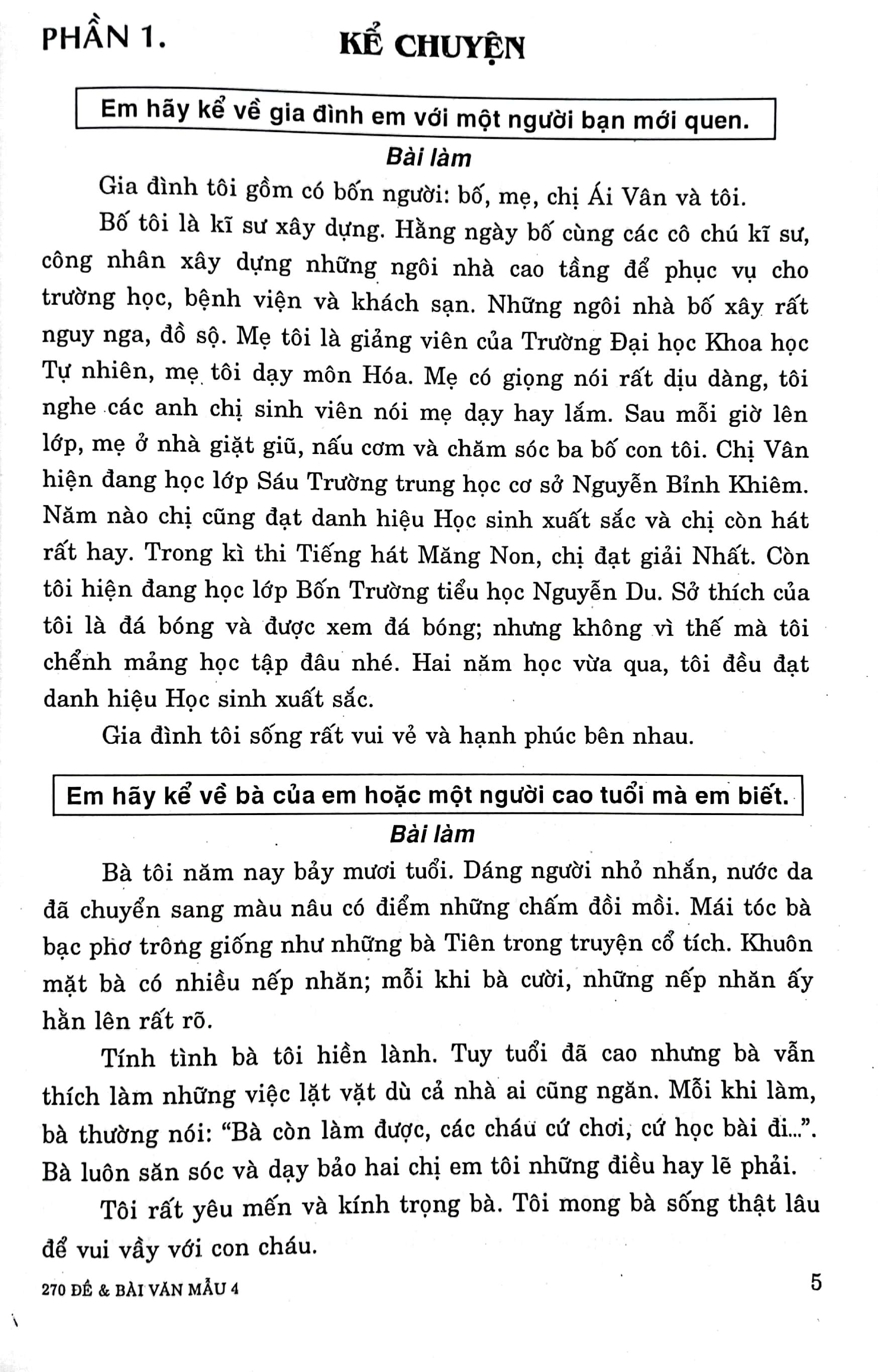 270 Đề Và Bài Văn Mẫu 4
