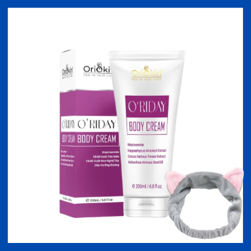 Kem Dưỡng Trắng Da O'riday Body Cream, Dưỡng Trắng Da Toàn Thân, Chống Nắng Cấp Ẩm Da Body ,Tặng Băng Đô Thời Trang Ngẫu Nhiên