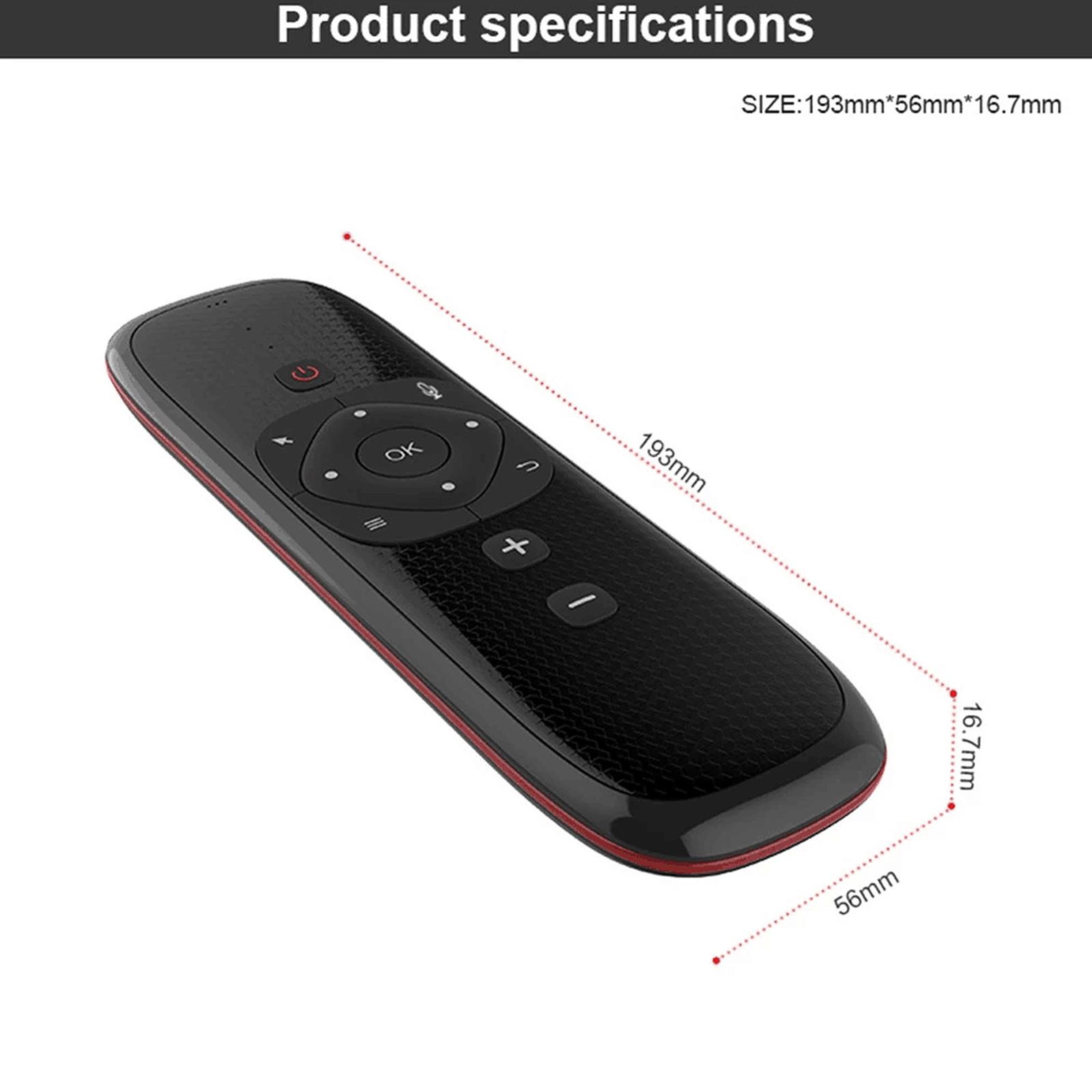 Bàn phím không dây Wechip W2 2.4G với chuột cảm ứng điều khiển từ xa hồng ngoại cho Android TV BOX PC Máy chiếu