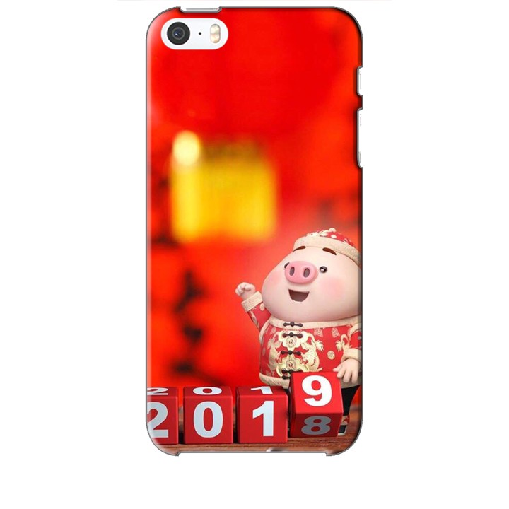 Ốp lưng dành cho điện thoại IPHONE 5 Heo Chúc Mừng Năm Mới