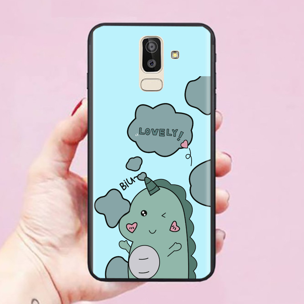 Ốp lưng dành cho điện thoại Samsung Galaxy J8 Hình Khủng Long Cute