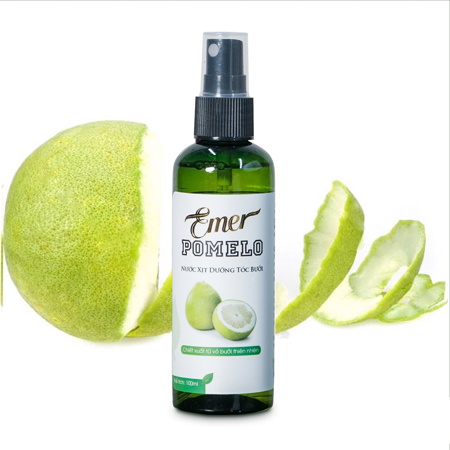 Nước xịt tinh dầu bưởi kích thích mọc tóc Pomelo 100ml giúp giảm rụng tóc, cho mái tóc dày và dài hơn