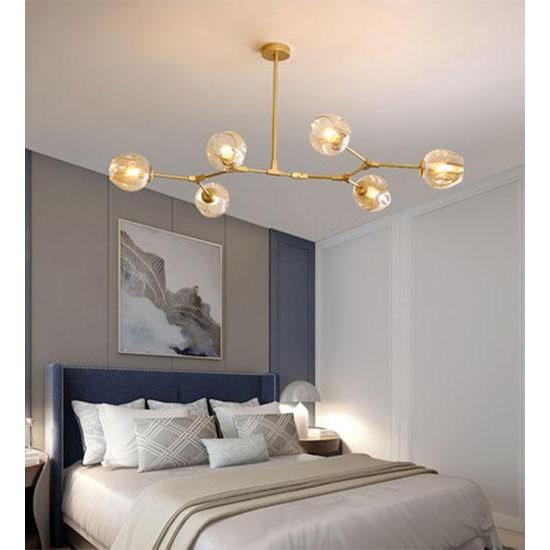 Đèn chùm ALPHA phong cách hiện đại, sang trọng, độc đáo - kèm bóng LED chuyên dụng.