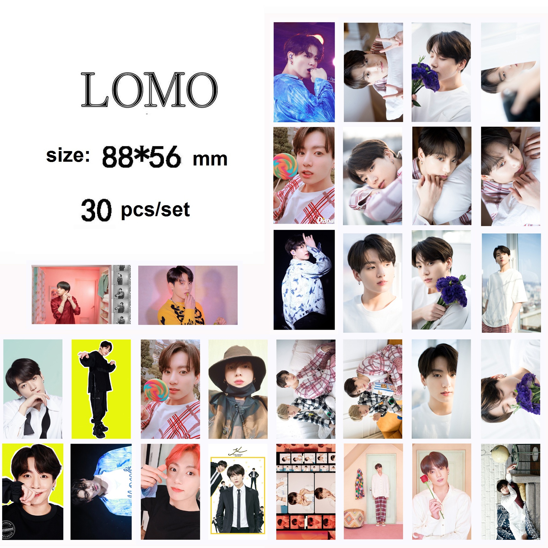 Bộ lomo card JUNGKOOK BTS "Map of the Soul: Persona"