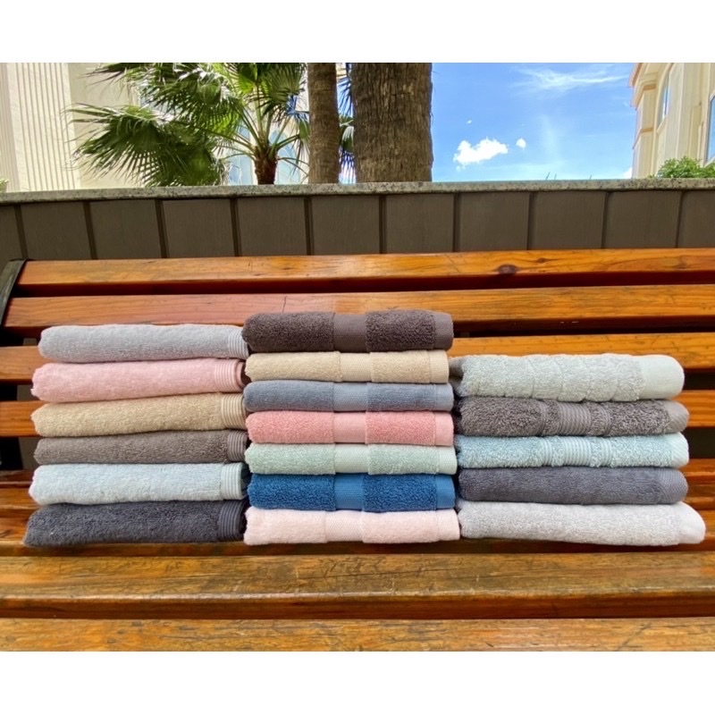Set 5 khăn xuất Hàn 100% cotton 40x80cm