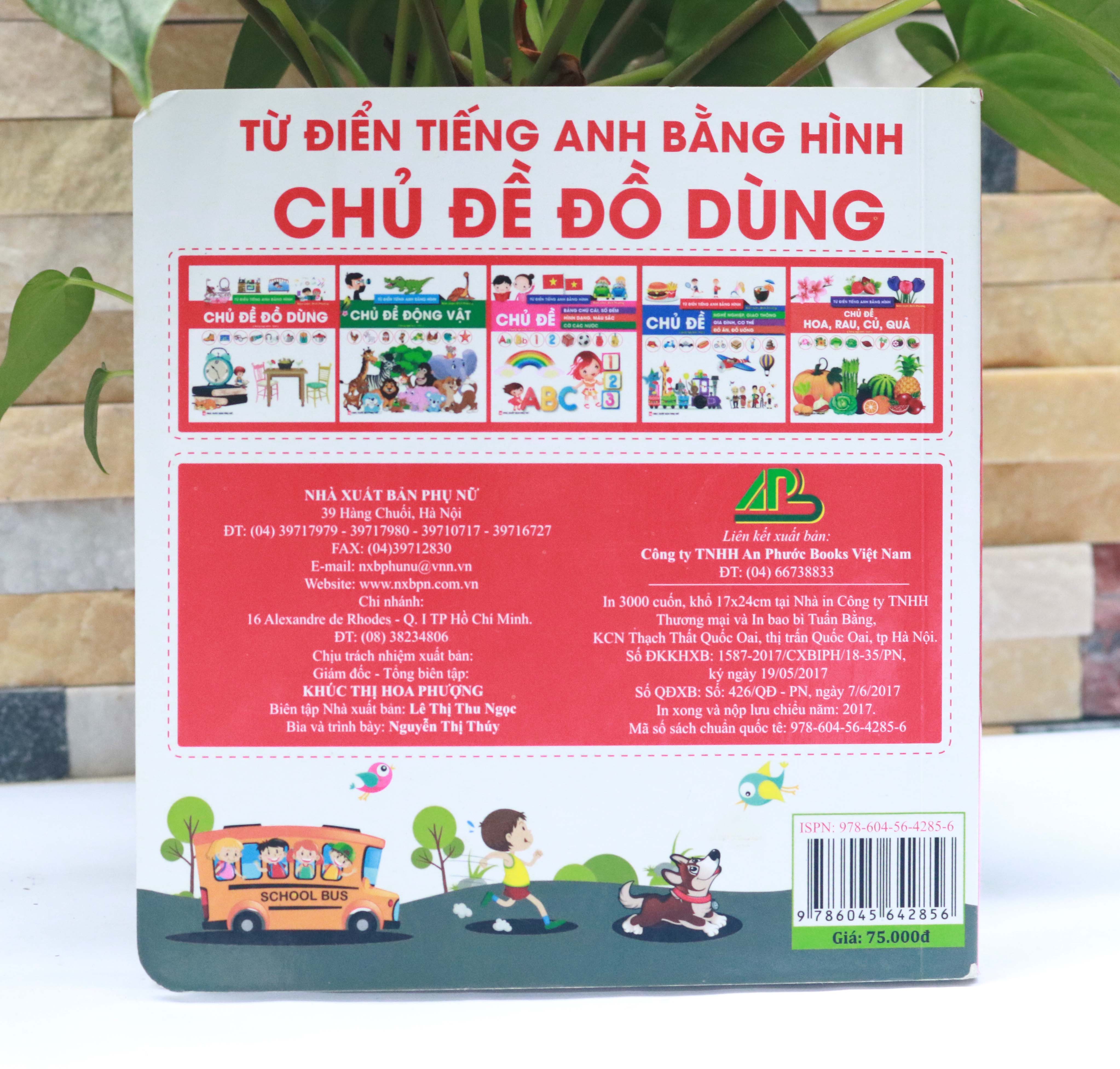 Từ Điển Bằng Hình Song NGữ Chủ Đề Đồ Dùng(Song Ngữ Anh Việt)