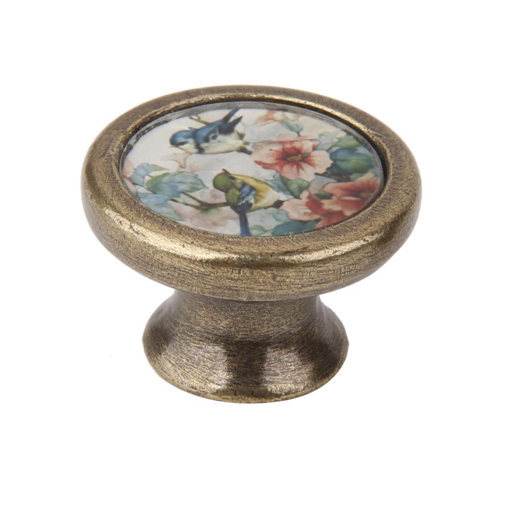 9xAssorted Vintage Brass Wardrobe Cabinet Door Cupboard Drawer Handle Knob others+Bronze