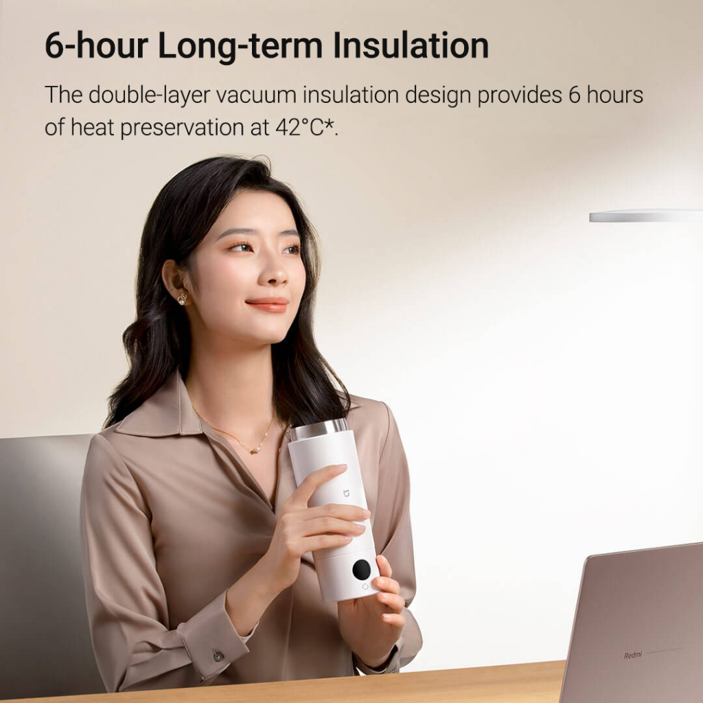 Xiaomi youpin mijia Cốc Điện Tử 350ml Nhỏ Gọn Dễ Mang Theo 6 Tốc Độ Bằng Thép Không Gỉ 316l