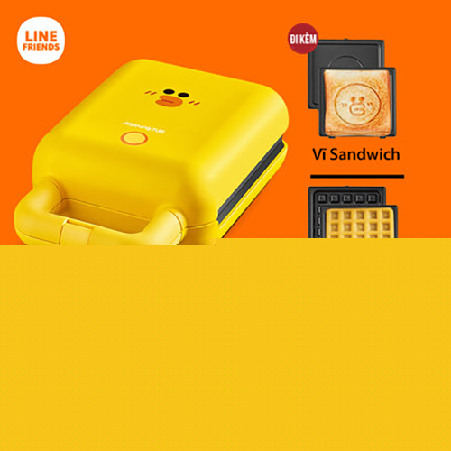Máy Làm Bánh Sandwich Joyoung Line SK-T1 Cực Cute - Màu