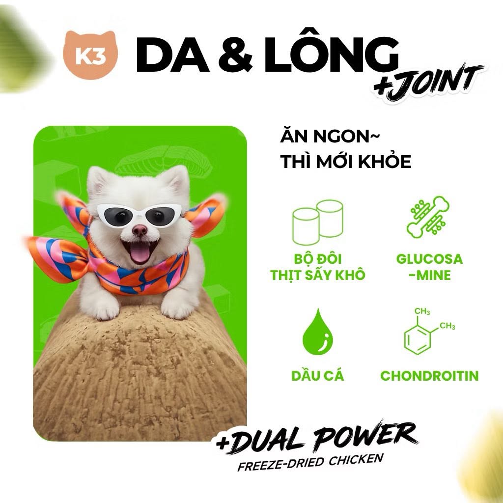 Thức Ăn Cho Chó Mọi Lứa Tuổi Keepo Túi 1Kg – Hạt Cho Chó Mix Thịt Sấy Đông Khô Freeze-Dried