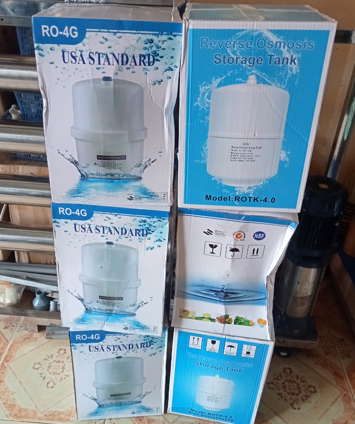 BÌNH ÁP THÉP 4.0G - DÙNG CHO MÁY LỌC NƯỚC RO