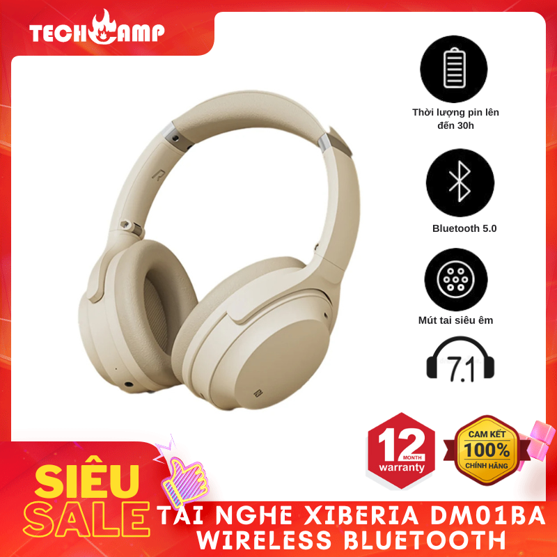 Tai nghe XIBERIA DM01BA Wireless Bluetooth - Hàng chính hãng