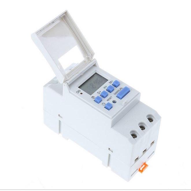 Công tắc hẹn giờ lập trình điện tử THC15A chuyên dụng lắp tủ điện