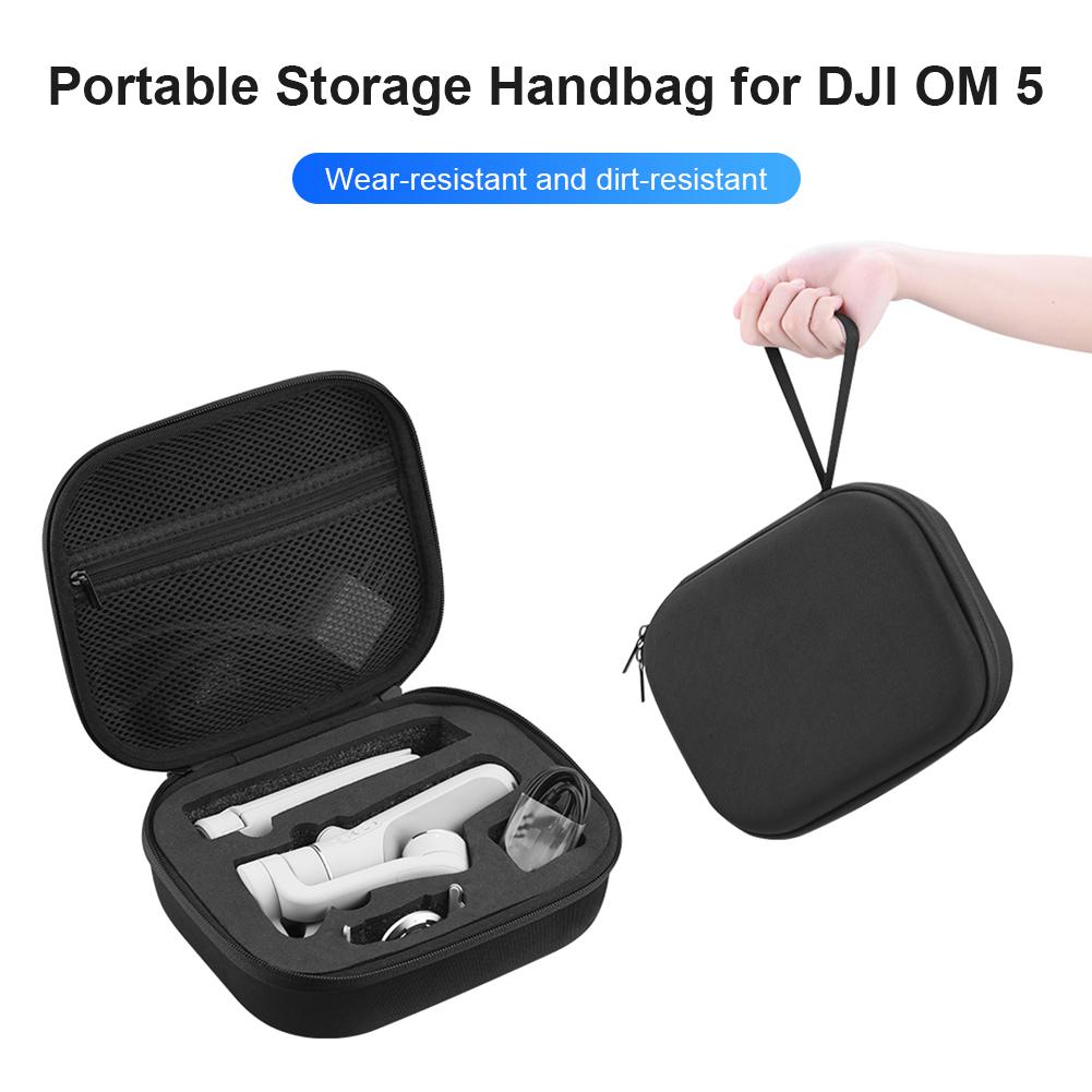 Xốp Túi Lưu Trữ Di Động Cho DJI OM 5 Hộp Đựng Dây Kéo Túi Bảo Vệ Túi Clutch Cầm Tay Gimbal Phụ Kiện