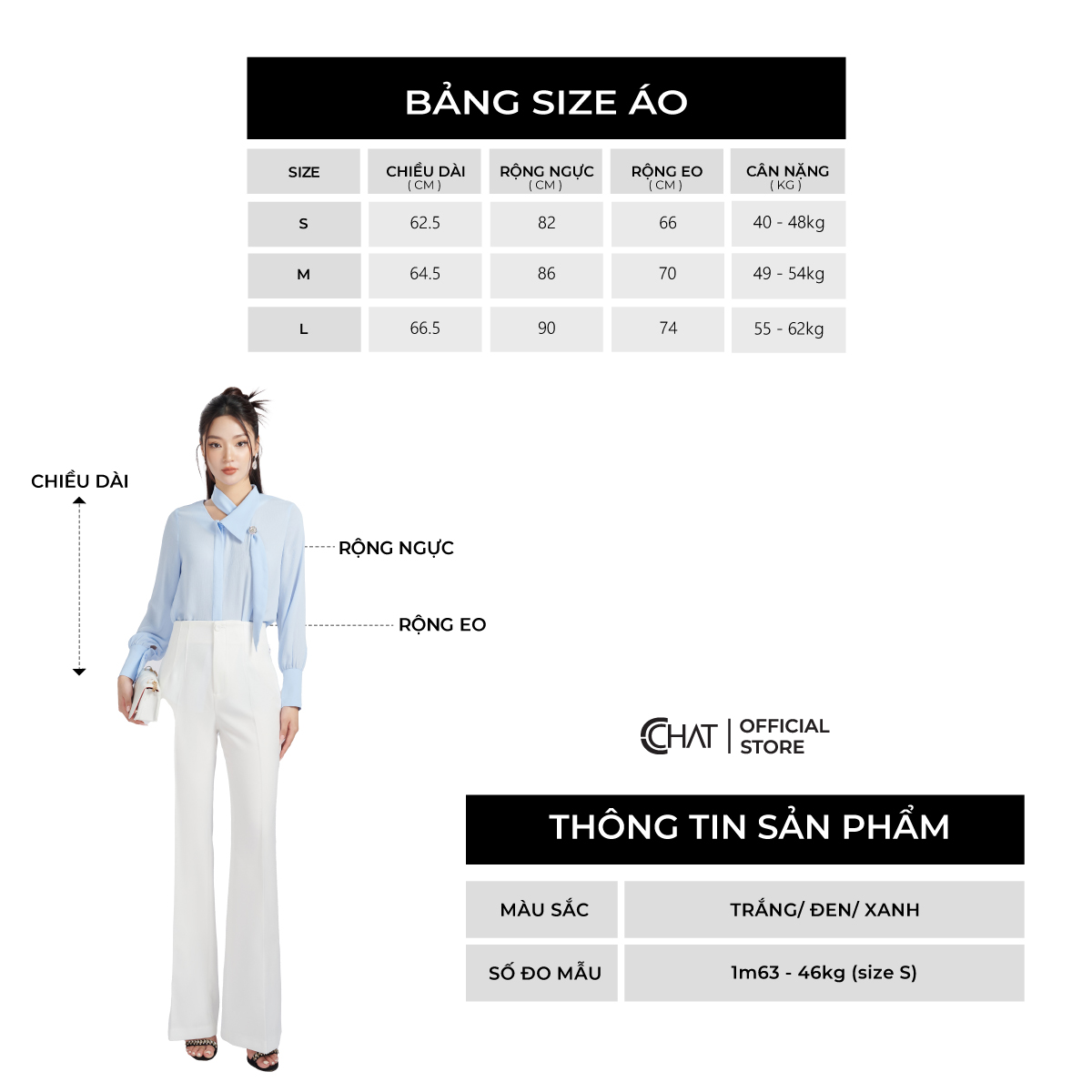 Áo Sơ Mi Nữ Kiểu Cổ Đức Vắt Lệch Nơ Dáng Suông Chất Voan Cao Cấp 53FDV8020ST