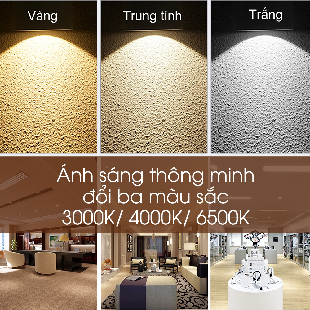 Đèn LED âm trần PHILIPS Eridani đổi ba màu sắc ánh sáng (trắng / vàng/ trung tính) - Đèn Philips