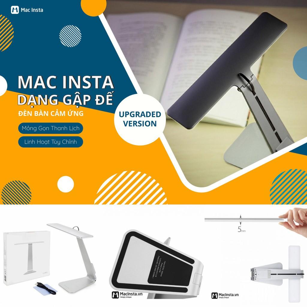 ĐÈN BÀN CẢM ỨNG MAC INSTA - DẠNG GẬP ĐẾ (UPGRADED VERSION): MỎNG GỌN THANH LỊCH, LINH HOẠT TÙY CHỈNH