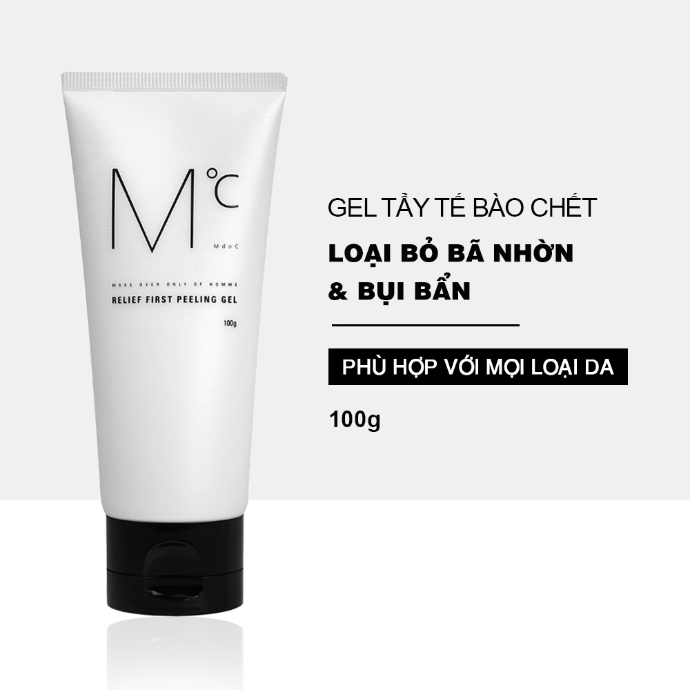 Gel tẩy tế bào chết dành cho nam MdoC Relief First Peeling Gel 100g JN-MTB01