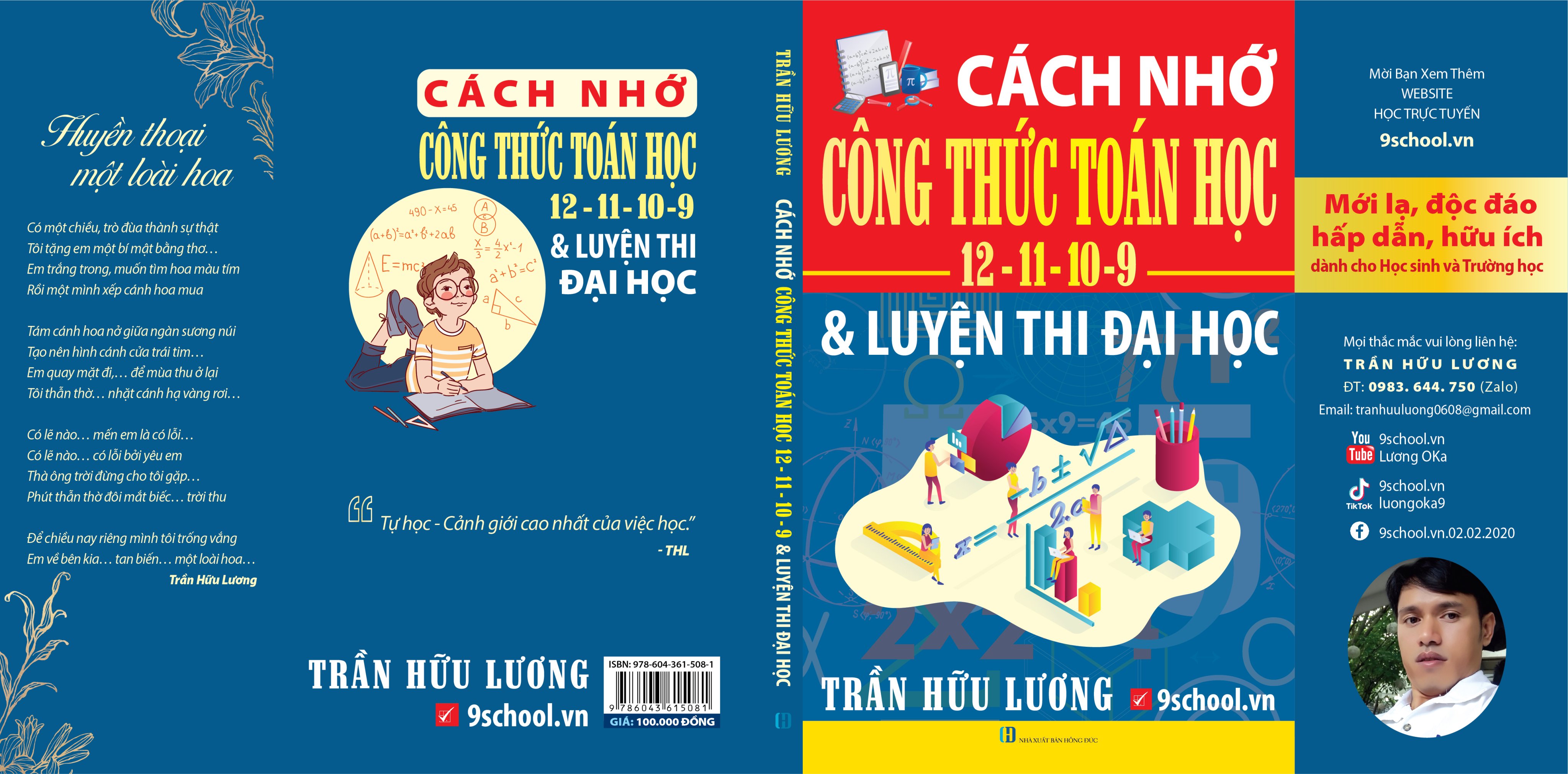 Sách Cách nhớ Công thức Toán Học 12-11-10-9.