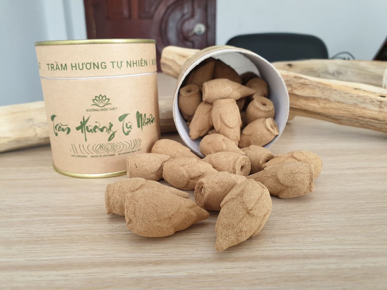 Nhang Nụ Trầm Hương Tự Nhiên Sạch - 100% Organic Giúp Tinh Thần Thư Giãn, Giảm Căng Thẳng Với Hương Thơm Dịu Nhẹ (100G)