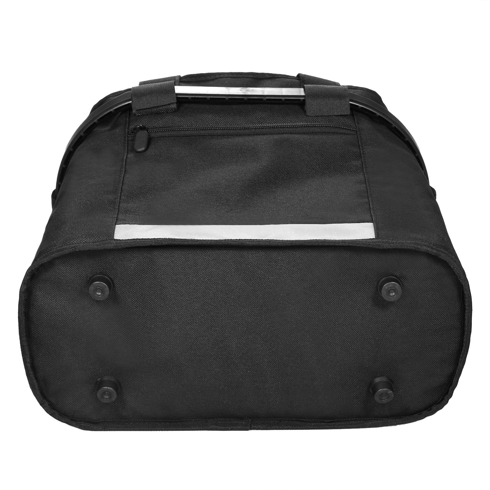 Bike Basket Quick Release Removable Folding Bicycle Handle Basket Pet Cat Dog Carrier Bag Detachable Shoulder Bag Tote