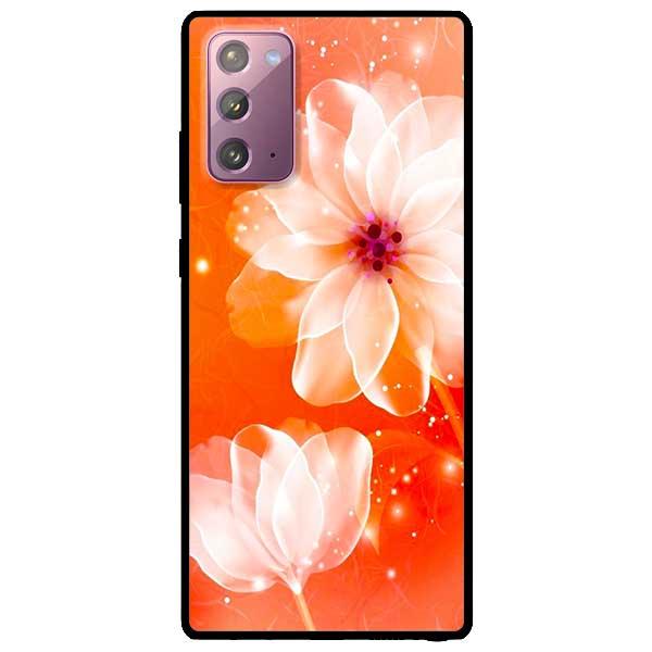 Ốp lưng dành cho Samsung Galaxy Note 20 / Note 20 Ultra - Hoa Nền Cam