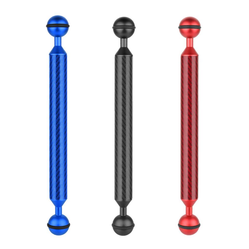 Carbon Fiber 9 " Ball Floating Arm Buoyancy Underwater Lighting Black