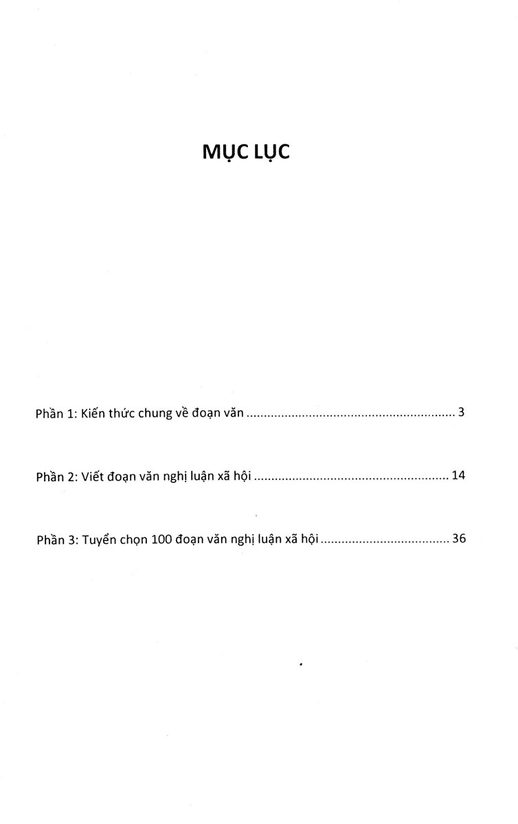 Sách Tham Khảo-HƯỚNG DẪN VIẾT ĐOẠN VĂN NGHỊ LUẬN XÃ HỘI (THEO ĐỊNH HƯỚNG ĐỀ THI MỚI CỦA BỘ GĐ-ĐT) (DÙNG CHUNG CHO THCS &amp; THPT)_KV