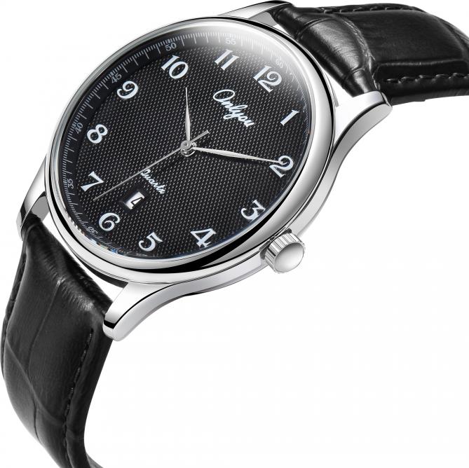 Đồng hồ Onlyou Nam 81062GG Dây Da 39mm