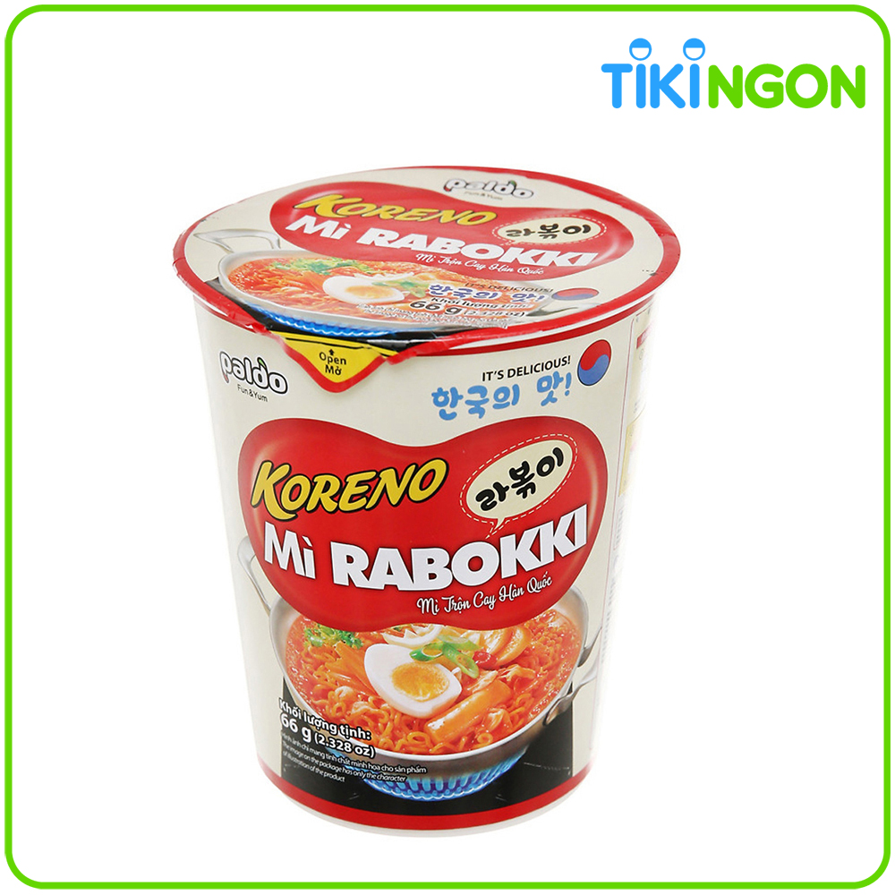 Mì Rabokki Koreno Trộn Cay Hàn Quốc 66g