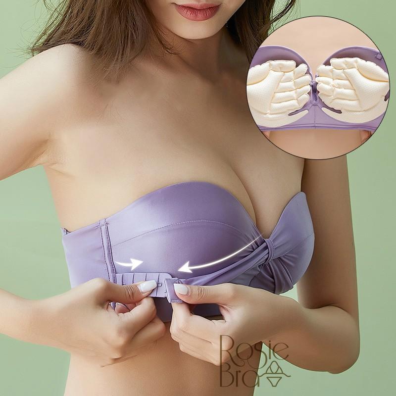Áo lót quây không dây đệm hơi tùy chỉnh độ nâng- gom ngực B094