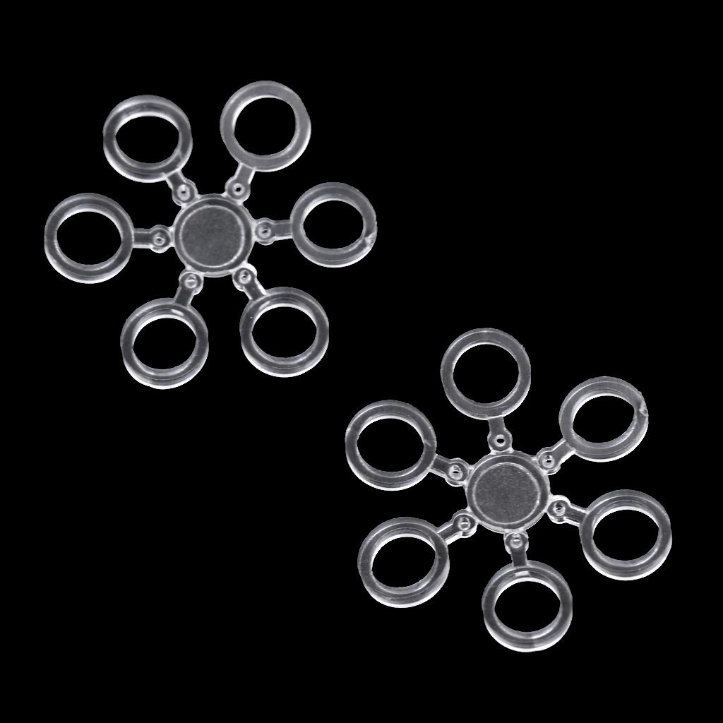 10pcs Clear Carp Coarse Fishing Pellet Boilies Bait Bands Terminal Tackle L