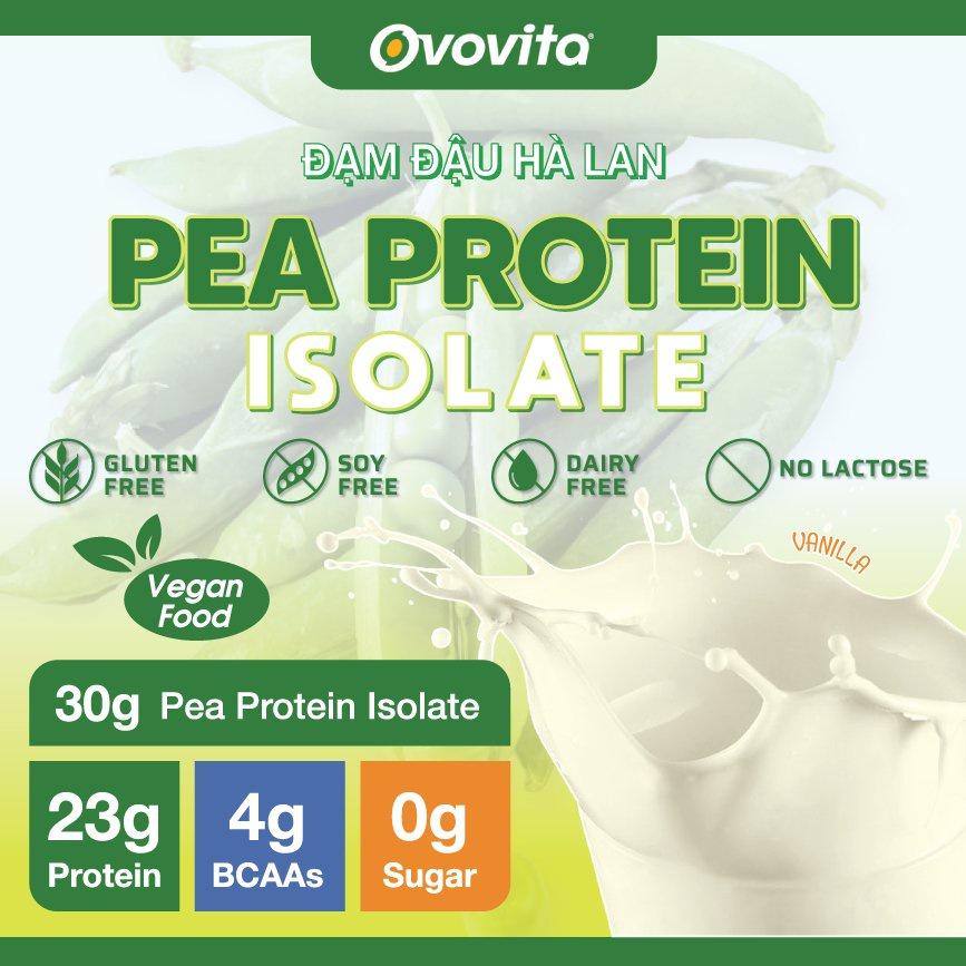 Pea Protein Isolate - Bột đạm đậu Hà Lan (390g) bổ sung Protein cho người ăn chay