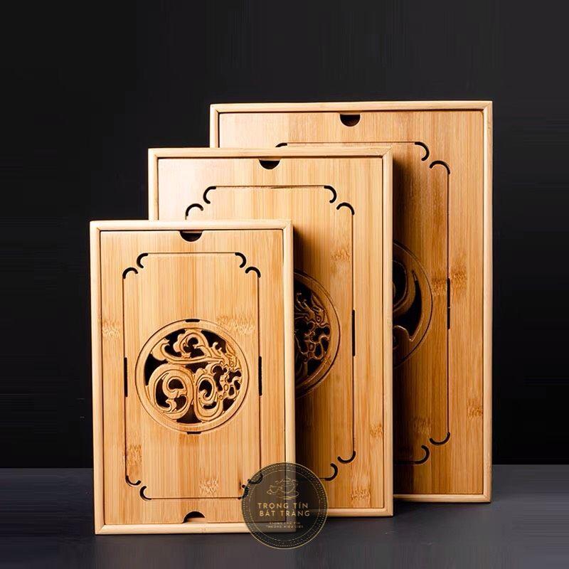 Khay Trà Tre Cao Cấp Chữ Nhật KT 12