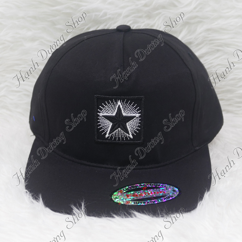 Nón Snapback Ngôi Sao phong cách Hiphop năng động, thiết kế mỏ bằng độc đáo, khóa nhựa dễ dàng tăng giảm size - Hạnh Dương