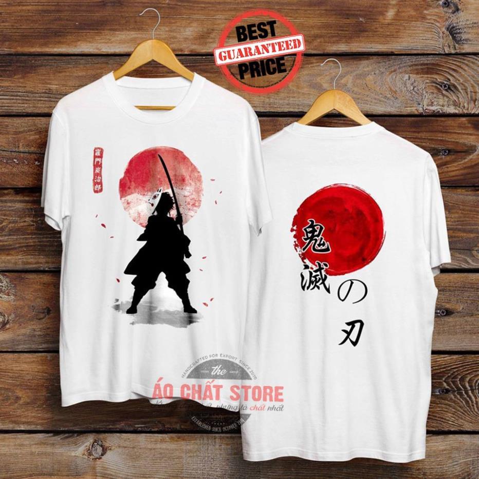 BST Áo thun Kimetsu no Yaiba Siêu Đẹp | Áo Kimetsu Tanjirou Giyuu đẹp KY10