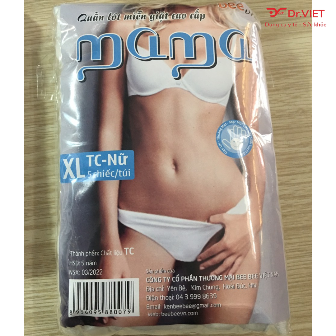 Quần lót miễn giặt cao cấp, Quần lót cho mẹ bầu - Chất liệu cao cấp, mỏng nhẹ, thoáng mát - Sử dụng 1 lần, đảm bảo an toàn với da nhạy cảm