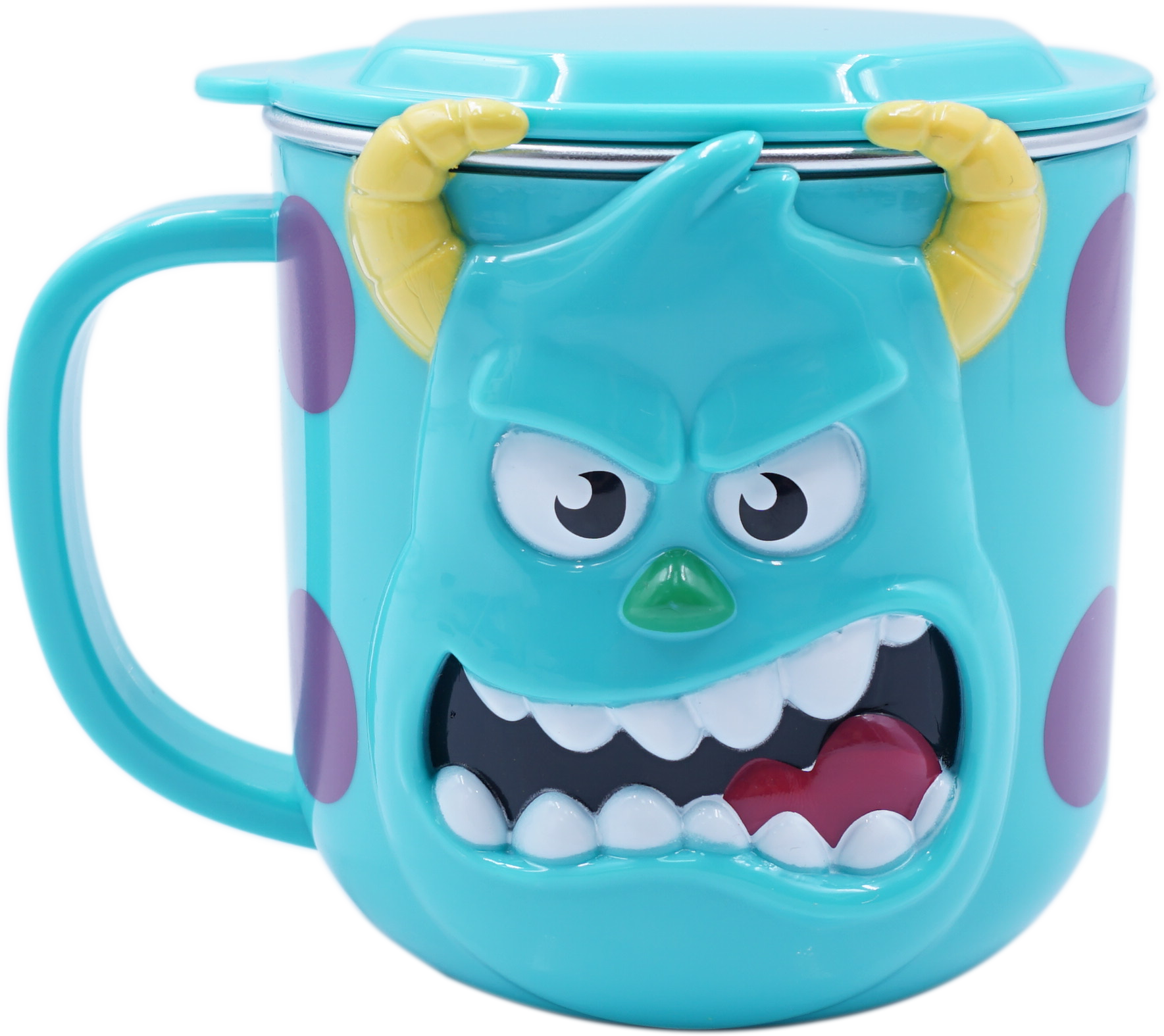 Ly giữ nhiệt Disney có nắp hình Sulley nổi 3D cho bé 260ml - LYSULLEY
