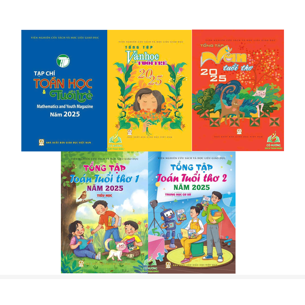 Sách - tạp chí toán học &amp; tuổi trẻ mathematics and youth magazine năm 2025