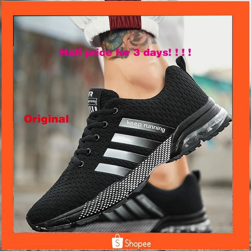 Plus Size 36-47 Sport Shoes Men Women Lightweight Cushion Running Training Shoes