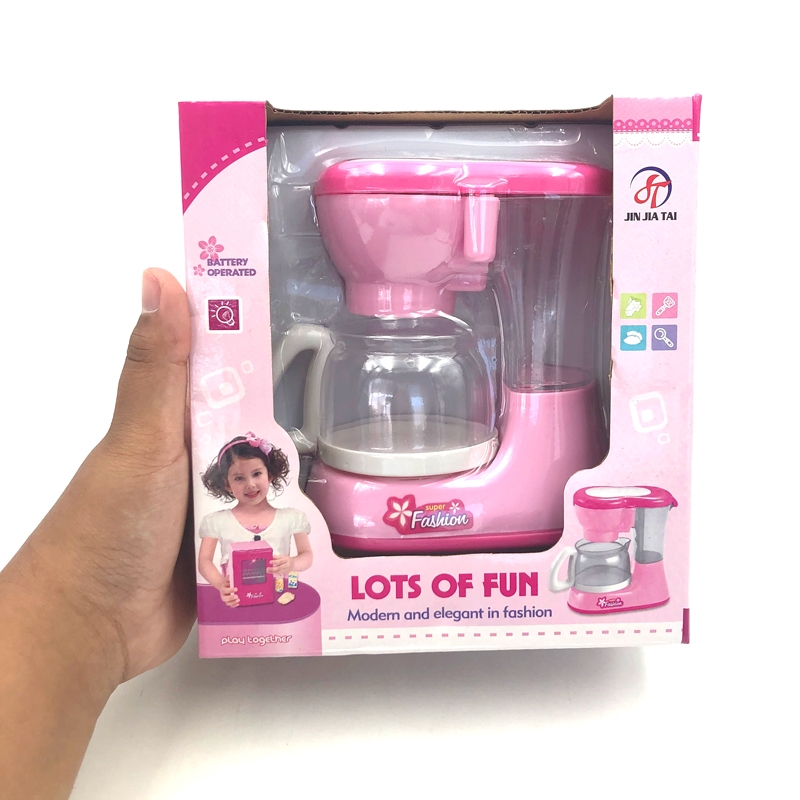 Đồ Chơi Máy Pha Cà Phê Màu Hồng - 2923-Girl Toys