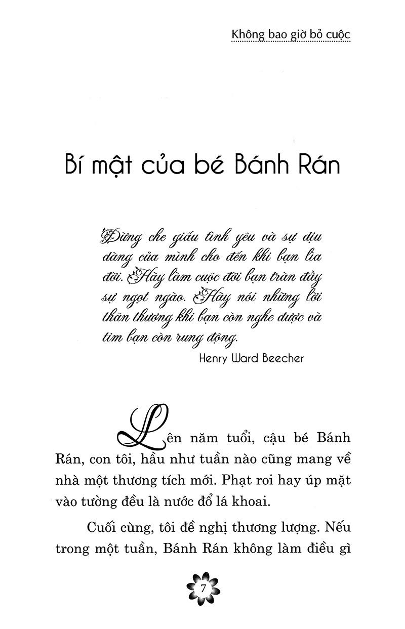 Sống Đẹp - Không Bao Giờ Bỏ Cuộc